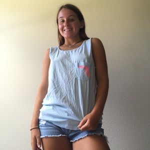 Blue Lauren James “Florida” tank top
